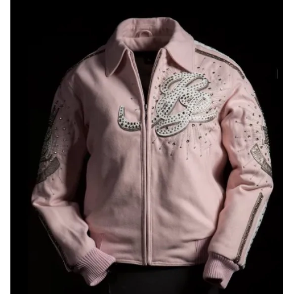 Pelle Pelle 35th Pink Wool Jacket (2) Pelle Pelle 35th Pink Wool Jacket 2