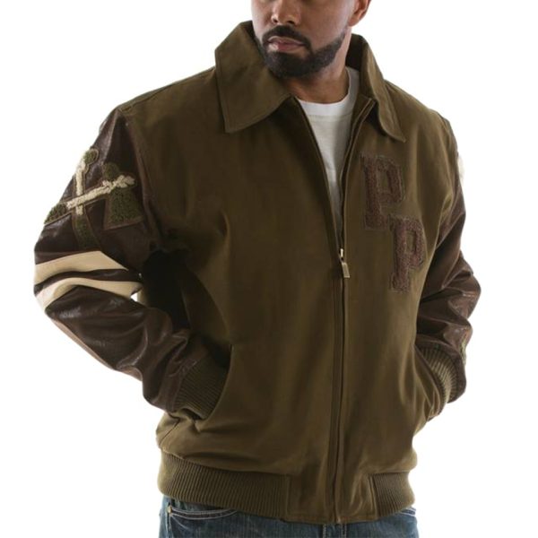 Pelle Pelle Renegades Olive Green Jacket Pelle Pelle Renegades Olive Green Jacket