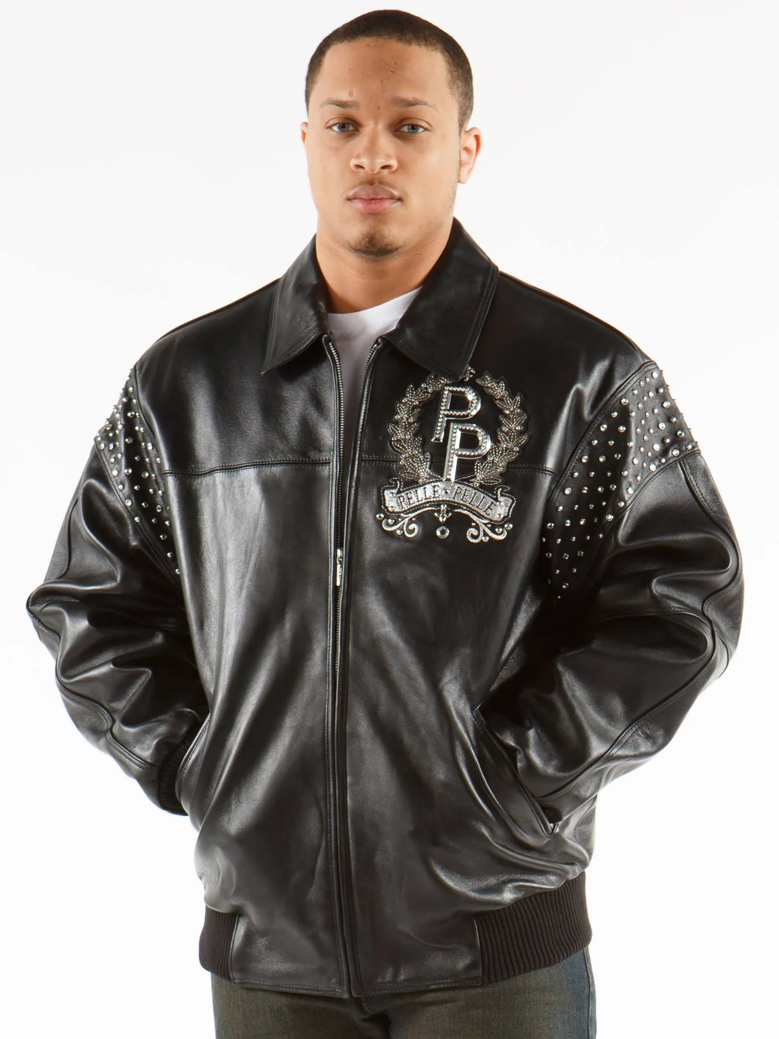 pelle-pelle-live-like-a-king-black-plush-leather-jacket pelle pelle live like a king black plush leather jacket